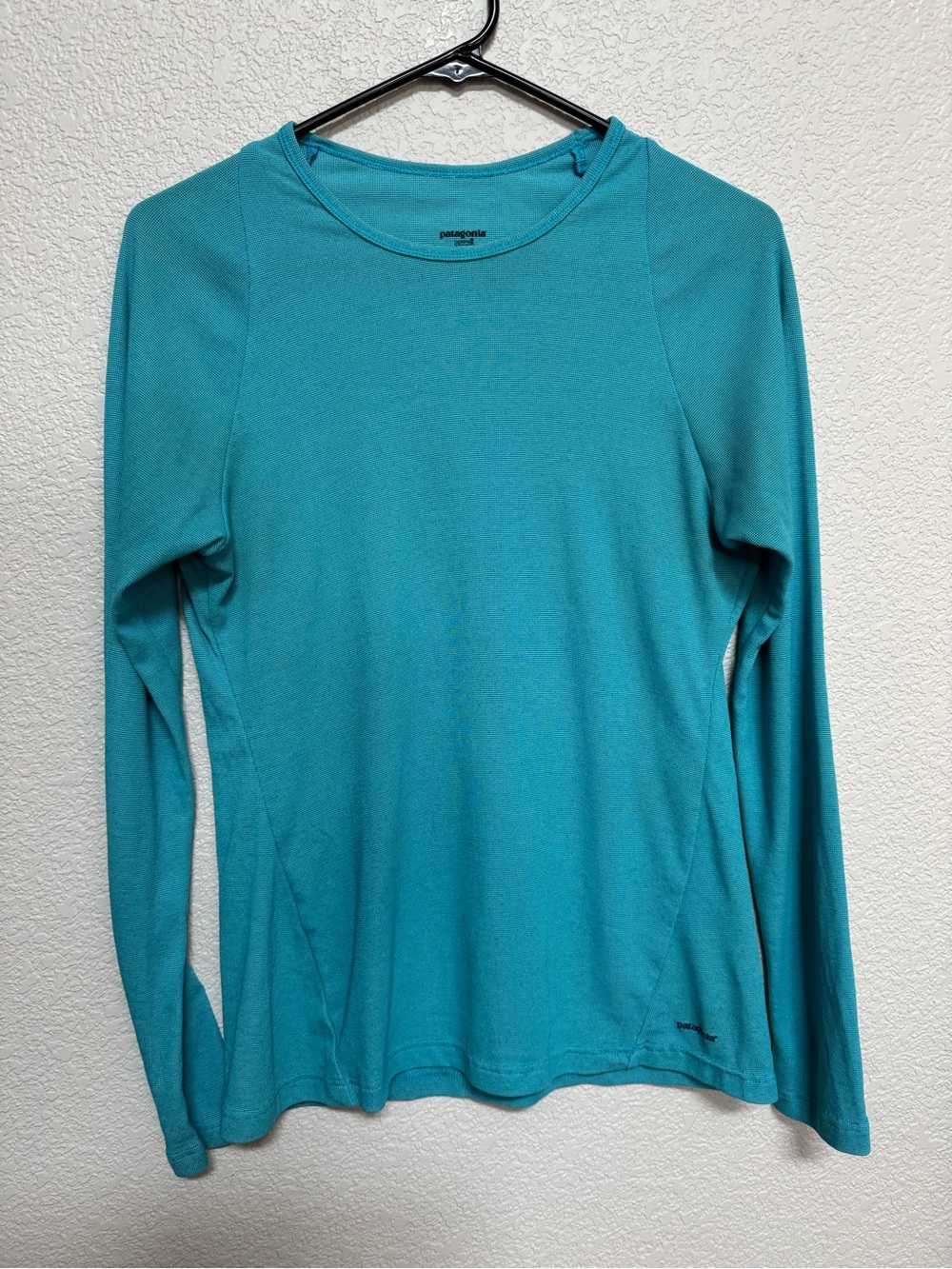 Patagonia Capilene Midweight Crew Turquoise Women’s M Long Sleeve
